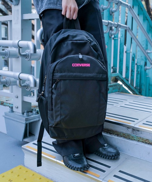CONVERSE（コンバース）の「【CONVERSE／コンバース】NEWロゴバックパック（バックパック/リュック・メンズ・ブラック/ピンク/サックスブルー/ホワイト・FREE）」の21枚目の写真