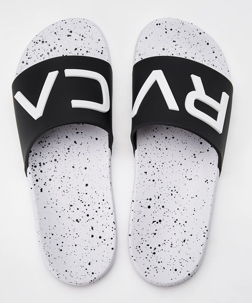 RVCA(ルーカ)の「RVCA メンズ RVCA SHOWER SLIDE ファッションサンダル 【2025年春夏モデル】/ルーカスライドサンダル・シャワサン(シャワーサンダル)(サンダル・メンズ・ホワイト/ブラック系その他/ホワイト系その他/ブラック・10/9/8)」の3枚目の写真