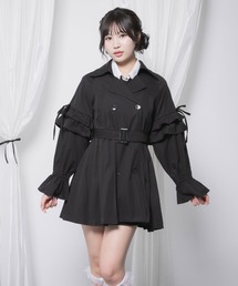 夢展望（ユメテンボウ）の「バックプリーツショートトレンチコート（トレンチコート）」