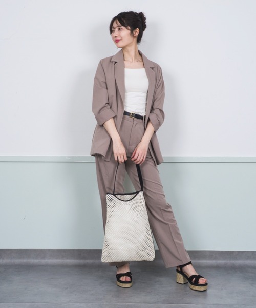 marco masi(マルコマージ)の「【MARCO MASI/マルコ・マージ】メッシュバッグ トートバッグ(トートバッグ・レディース・ベージュ×ブラック・FREE)」の22枚目の写真