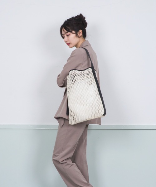 定価28600円 MARCO MASI ビッグトートバッグ かごバッグ MARCO MASI かごバッグ カゴバッグ 「MARCO MASI」別注 レザー