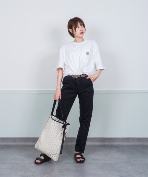 marco masi(マルコマージ)の「【MARCO MASI/マルコ・マージ】メッシュバッグ トートバッグ(トートバッグ・レディース・ベージュ×ブラック・FREE)」の13枚目の写真