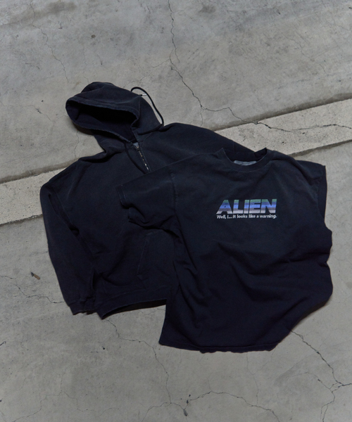 DAIRIKU(ダイリク)の「DAIRIKU / ダイリク EX Alien Vintage Wash H-S Tee(Tシャツ/カットソー・メンズ・ブラック・MEDIUM/X-SMALL)」の7枚目の写真