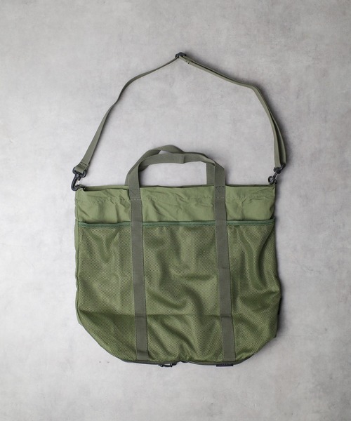 Gramicci(グラミチ)の「▲GRAMICCI▲NYLON PACKABLE EXPLORER TOTE(トートバッグ・メンズ・オリーブ/ネイビー/グレー系その他/ブラック・FREE)」の5枚目の写真