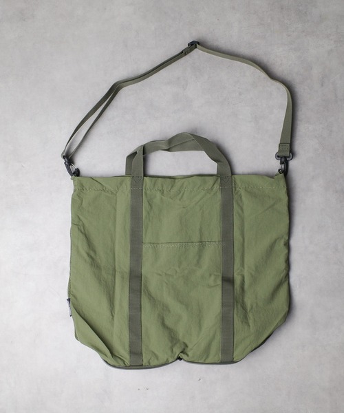Gramicci(グラミチ)の「▲GRAMICCI▲NYLON PACKABLE EXPLORER TOTE(トートバッグ・メンズ・オリーブ/ネイビー/グレー系その他/ブラック・FREE)」の6枚目の写真