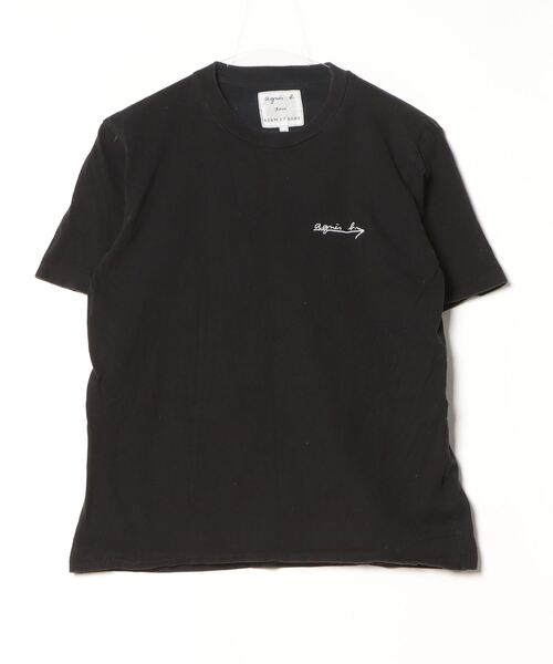 【完売品】アダムエロペ✖️agnès b. 刺繍半袖Tシャツ セール/ブランド古着】刺繍半袖Tシャツ【Adam et Ropeコラボ
