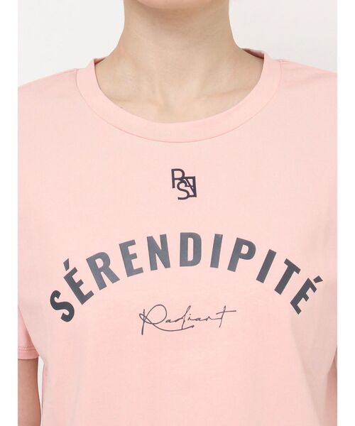 RESEXXY（リゼクシー）の「エンブロイダリーロゴTシャツ（Tシャツ/カットソー・レディース・ホワイト/ピンク/ブラック/チャコールグレー・FREE）」の12枚目の写真