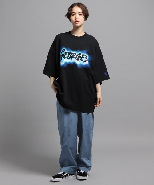 GEORGE'S(ジョージズ)の「ナイロンスポーティーパンツ(その他パンツ・メンズ・グレー/ブラック/ブルーグレー・SMALL/MEDIUM/LARGE)」の3枚目の写真