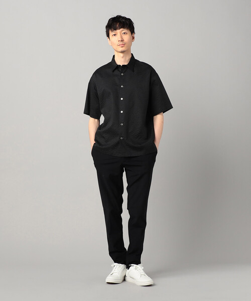 COMME CA MEN(コムサメン)の「浜松織りコットンウェーブ レギュラーカラーシャツ(シャツ/ブラウス・メンズ・ブラック/ネイビー/ホワイト・M/L/S)」の10枚目の写真