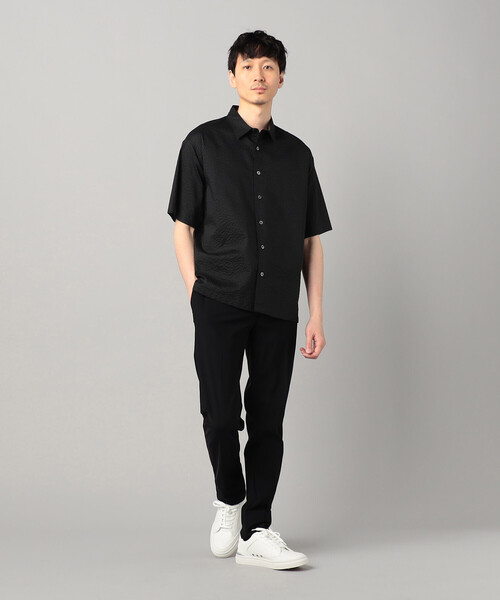 COMME CA MEN(コムサメン)の「浜松織りコットンウェーブ レギュラーカラーシャツ(シャツ/ブラウス・メンズ・ブラック/ネイビー/ホワイト・M/L/S)」の11枚目の写真