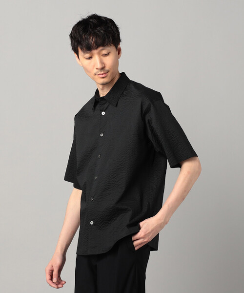 COMME CA MEN(コムサメン)の「浜松織りコットンウェーブ レギュラーカラーシャツ(シャツ/ブラウス・メンズ・ブラック/ネイビー/ホワイト・M/L/S)」の12枚目の写真