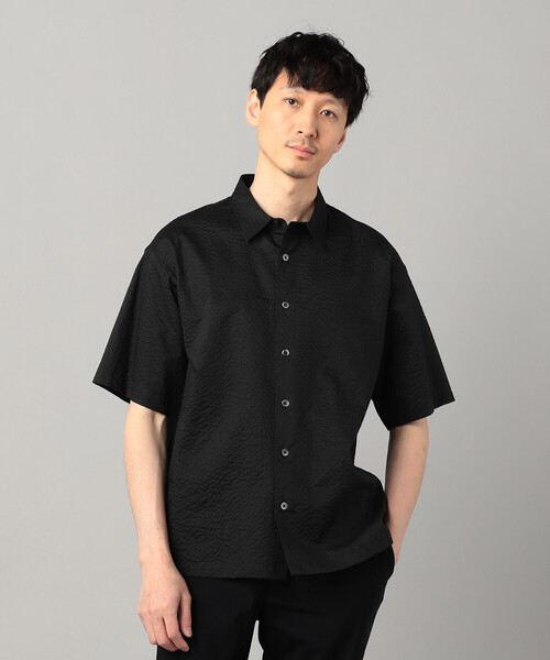 COMME CA MEN(コムサメン)の「浜松織りコットンウェーブ レギュラーカラーシャツ(シャツ/ブラウス・メンズ・ブラック/ネイビー/ホワイト・M/L/S)」の14枚目の写真