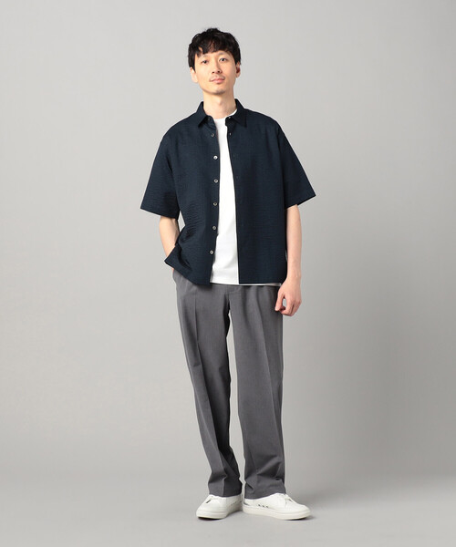 COMME CA MEN(コムサメン)の「浜松織りコットンウェーブ レギュラーカラーシャツ(シャツ/ブラウス・メンズ・ブラック/ネイビー/ホワイト・M/L/S)」の15枚目の写真