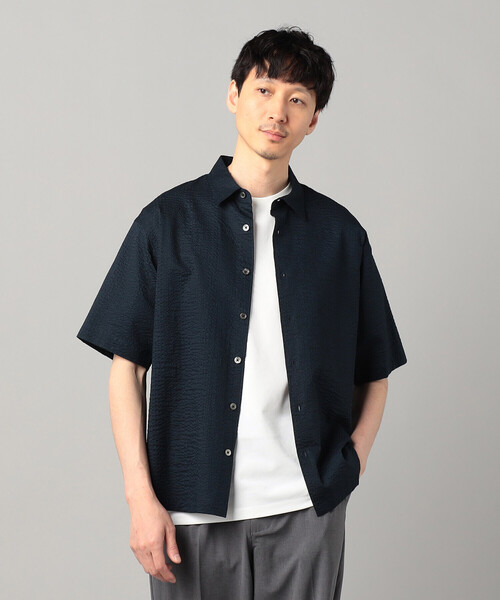 COMME CA MEN(コムサメン)の「浜松織りコットンウェーブ レギュラーカラーシャツ(シャツ/ブラウス・メンズ・ブラック/ネイビー/ホワイト・M/L/S)」の17枚目の写真