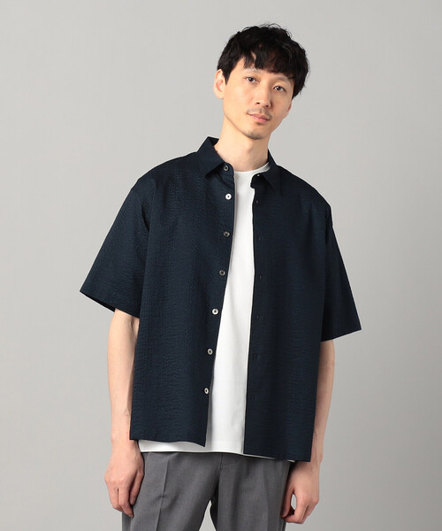 COMME CA MEN(コムサメン)の「浜松織りコットンウェーブ レギュラーカラーシャツ(シャツ/ブラウス・メンズ・ブラック/ネイビー/ホワイト・M/L/S)」の18枚目の写真