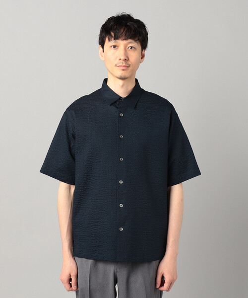 COMME CA MEN(コムサメン)の「浜松織りコットンウェーブ レギュラーカラーシャツ(シャツ/ブラウス・メンズ・ブラック/ネイビー/ホワイト・M/L/S)」の19枚目の写真