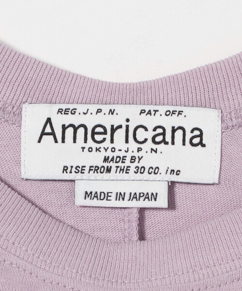 AMERICANA(アメリカーナ)の「<Americana>コットンキュプラ ノースリーブ ワンピース(ワンピース・レディース・ブラック/ライラック・FREE)」の14枚目の写真
