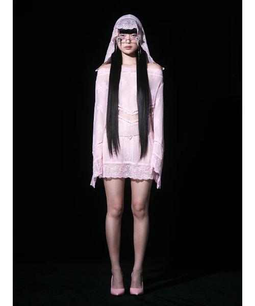 neith.（ネイス）の「neith./ネイス/Veil-Offshoulder Dress