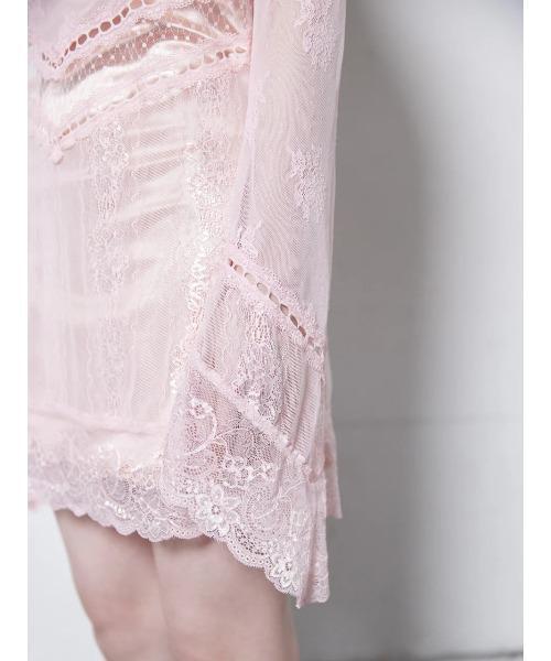 neith.(ネイス)の「neith./ネイス/Veil-Offshoulder Dress(ワンピース・レディース・ピンク/ブラック/ホワイト・FREE)」の12枚目の写真