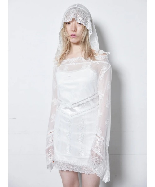 Veil Off-shoulder Dress(Black) – neith.onlinestore