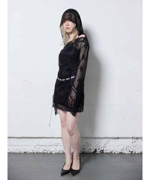 【送料込】 neith./ネイス/Veil-Offshoulder Dress（ワンピース）｜neith ワンピース