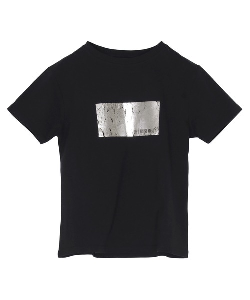 titivate(ティティベイト)の「箔プリントコンパクトTシャツ(Tシャツ/カットソー・レディース・ブラック系その他/ホワイト系その他2/ホワイト系その他3/ホワイト系その他・FREE)」の7枚目の写真