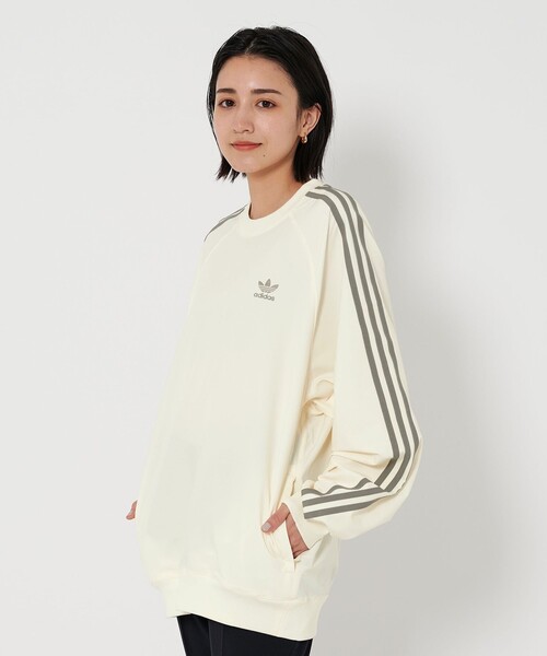 adidas Originals（アディダスオリジナルス）の「＜adidas Originals＞プルオーバー トラックトップ（Tシャツ/カットソー・レディース・ブラック/オフホワイト・S/XS）」の20枚目の写真