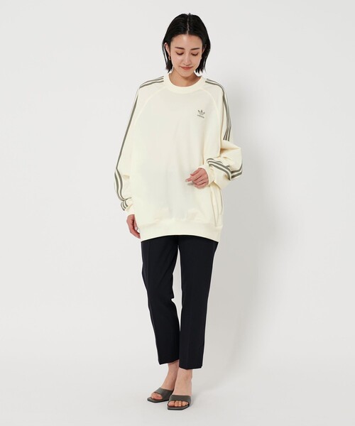 adidas Originals（アディダスオリジナルス）の「＜adidas Originals＞プルオーバー トラックトップ（Tシャツ/カットソー・レディース・ブラック/オフホワイト・S/XS）」の21枚目の写真