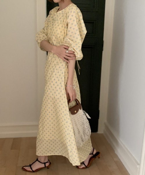 gossip!ロサンゼルス(ゴシップロサンゼルス)の「バルーンスリーブ バックオープンワンピース(ドレス・レディース・ピンク/イエロー・FREE)」の17枚目の写真