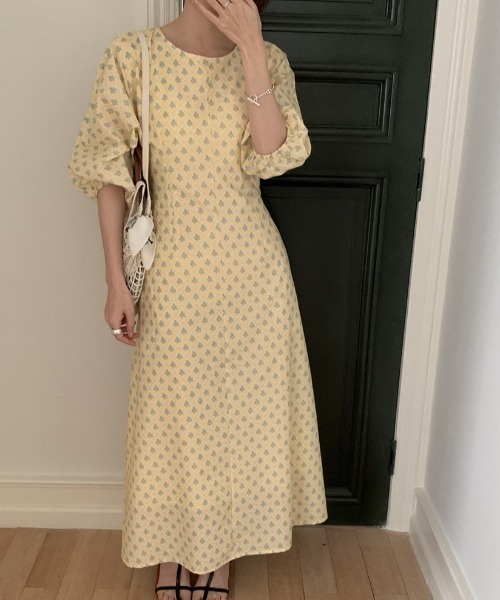 gossip!ロサンゼルス(ゴシップロサンゼルス)の「バルーンスリーブ バックオープンワンピース(ドレス・レディース・ピンク/イエロー・FREE)」の18枚目の写真
