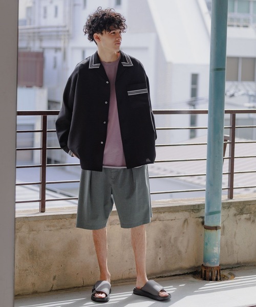 niko and...（ニコアンド）の「シームレスイージーショーツ（その他パンツ・メンズ・グレー/ブラック/グリーン・MEDIUM/LARGE）」の5枚目の写真