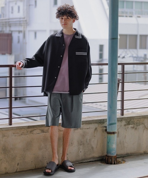 niko and...（ニコアンド）の「シームレスイージーショーツ（その他パンツ・メンズ・グレー/ブラック/グリーン・MEDIUM/LARGE）」の6枚目の写真