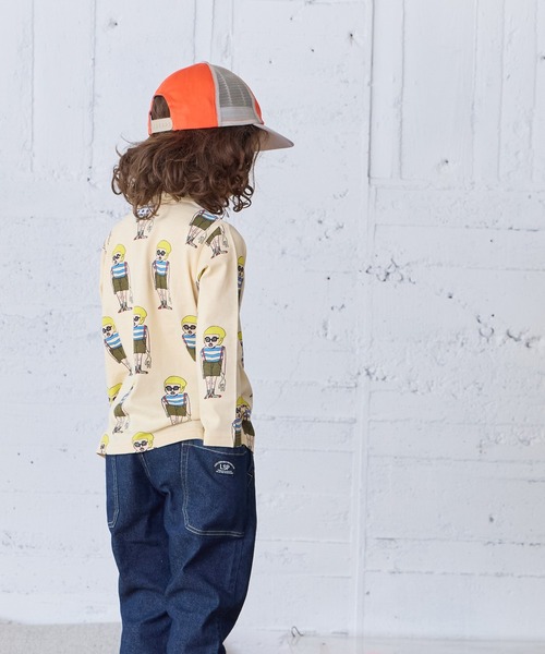 BOKU HA TANOSII（ボク　ハ　タノシイ）の「【BOKU HA TANOSII】別注 KIDSサイドメッシュキャップ（キャップ・キッズ・ブルー/オレンジ・54）」の22枚目の写真