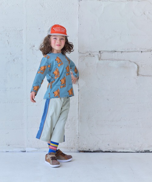 BOKU HA TANOSII（ボク　ハ　タノシイ）の「【BOKU HA TANOSII】別注 KIDSサイドメッシュキャップ（キャップ・キッズ・ブルー/オレンジ・54）」の21枚目の写真