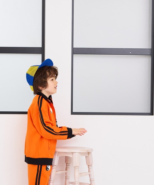 BOKU HA TANOSII（ボク　ハ　タノシイ）の「【BOKU HA TANOSII】別注 KIDSサイドメッシュキャップ（キャップ・キッズ・ブルー/オレンジ・54）」の16枚目の写真