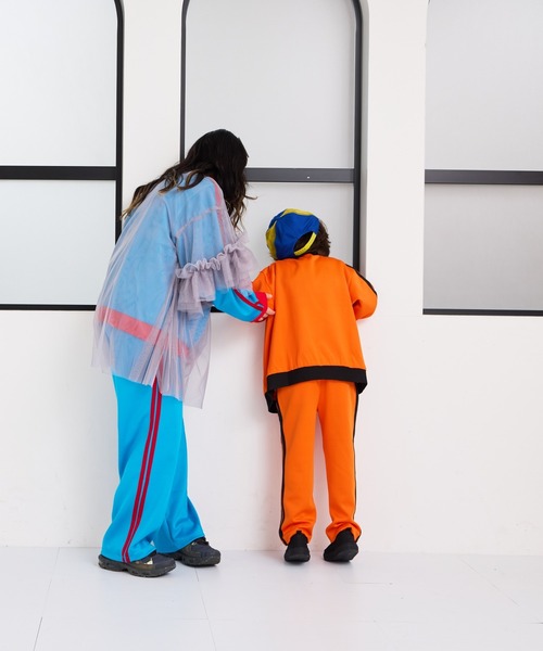 BOKU HA TANOSII（ボク　ハ　タノシイ）の「【BOKU HA TANOSII】別注 KIDSサイドメッシュキャップ（キャップ・キッズ・ブルー/オレンジ・54）」の17枚目の写真