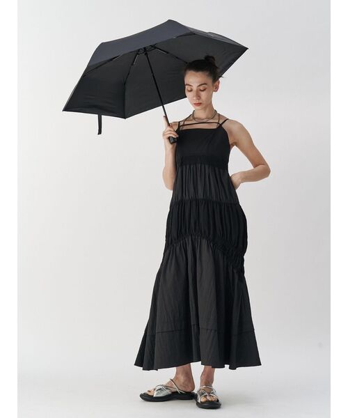 UN3D.（アンスリード）の「CURVE LINE CAMI OP / カーブラインキャミワンピース（ワンピース・レディース・ブラック/その他1・38/36）」の5枚目の写真