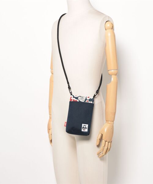 CHUMS（チャムス）の「CHUMS/チャムス ショルダーポーチ ロープ ショルダーポーチ スウェットナイロン CH60-3815（ショルダーバッグ・メンズ・チャコール/ライトグレー/ネイビー系1/ネイビー系/ブラック系その他/チャコールグレー・FREE）」の12枚目の写真