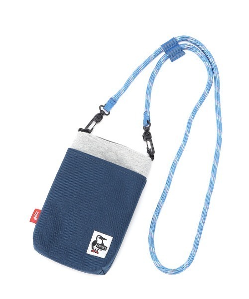 CHUMS（チャムス）の「CHUMS/チャムス ショルダーポーチ ロープ ショルダーポーチ スウェットナイロン CH60-3815（ショルダーバッグ・メンズ・チャコール/ライトグレー/ネイビー系1/ネイビー系/ブラック系その他/チャコールグレー・FREE）」の5枚目の写真