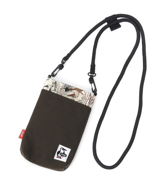 CHUMS（チャムス）の「CHUMS/チャムス ショルダーポーチ ロープ ショルダーポーチ スウェットナイロン CH60-3815（ショルダーバッグ・メンズ・チャコール/ライトグレー/ネイビー系1/ネイビー系/ブラック系その他/チャコールグレー・FREE）」の3枚目の写真