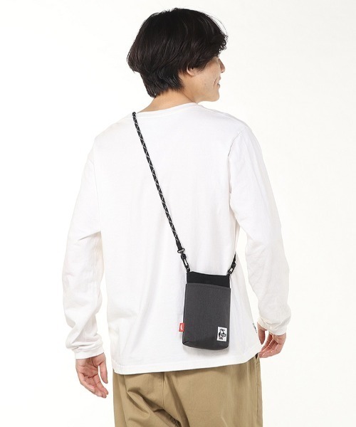 CHUMS（チャムス）の「CHUMS/チャムス ショルダーポーチ ロープ ショルダーポーチ スウェットナイロン CH60-3815（ショルダーバッグ・メンズ・チャコール/ライトグレー/ネイビー系1/ネイビー系/ブラック系その他/チャコールグレー・FREE）」の21枚目の写真