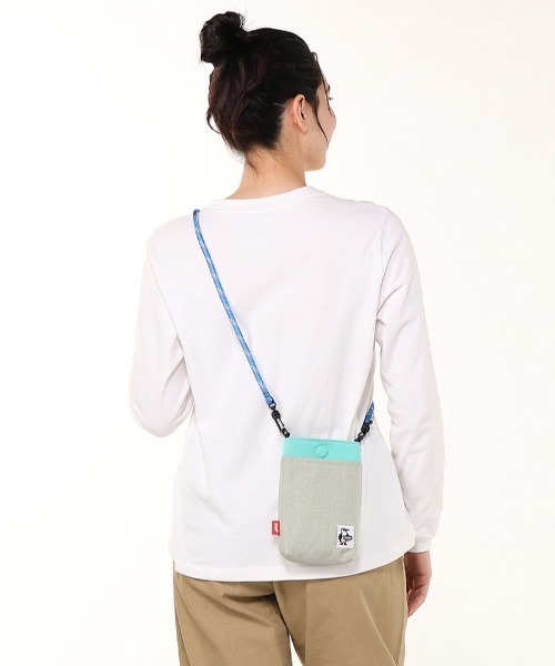 CHUMS（チャムス）の「CHUMS/チャムス ショルダーポーチ ロープ ショルダーポーチ スウェットナイロン CH60-3815（ショルダーバッグ・メンズ・チャコール/ライトグレー/ネイビー系1/ネイビー系/ブラック系その他/チャコールグレー・FREE）」の22枚目の写真