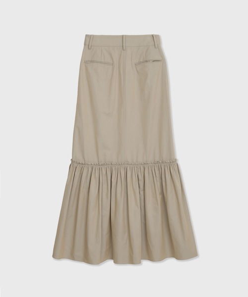 CINOH（チノ）の「FINX COTTON GATHERED SKIRT（スカート・レディース・ベージュ・36/38）」の4枚目の写真