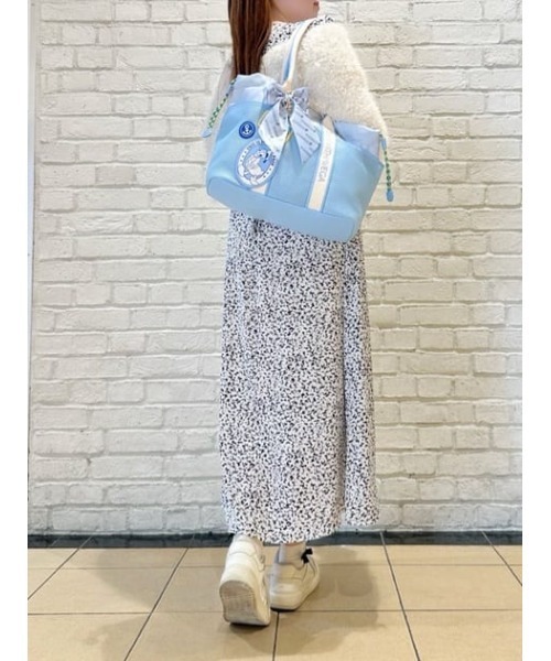 ミッキーマウス＆フレンズ」ロゴテープトートバッグ（グーフィー）