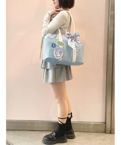 SAMANTHAVEGA(サマンサベガ)の「「ミッキーマウス&フレンズ」ロゴテープトートバッグ(ドナルドダック)(トートバッグ・レディース・ライトブルー・FREE)」の21枚目の写真