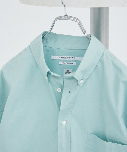 THOMAS MASON（トーマス メイソン）の「THOMAS MASON / トーマスメイソン ファットシルエット ボタンダウンシャツ（シャツ/ブラウス・メンズ・ライトブルー/ネイビー/スカイブルー/ベージュ系その他/ブルー/ブルー系その他・MEDIUM/SMALL/LARGE）」の14枚目の写真
