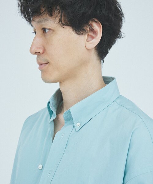 THOMAS MASON（トーマス メイソン）の「THOMAS MASON / トーマスメイソン ファットシルエット ボタンダウンシャツ（シャツ/ブラウス・メンズ・ライトブルー/ネイビー/スカイブルー/ベージュ系その他/ブルー/ブルー系その他・MEDIUM/SMALL/LARGE）」の20枚目の写真