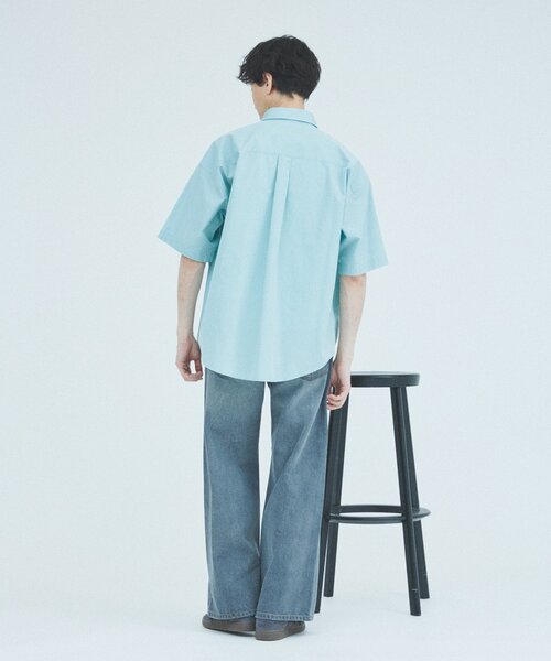 THOMAS MASON（トーマス メイソン）の「THOMAS MASON / トーマスメイソン ファットシルエット ボタンダウンシャツ（シャツ/ブラウス・メンズ・ライトブルー/ネイビー/スカイブルー/ベージュ系その他/ブルー/ブルー系その他・MEDIUM/SMALL/LARGE）」の17枚目の写真