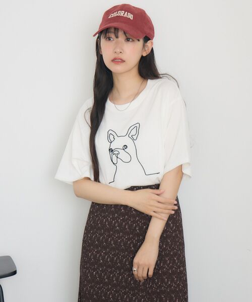 セール】コード刺繍アニマルTEE（Tシャツ/カットソー）｜RETRO