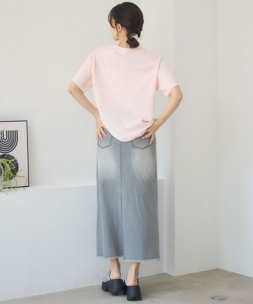 RETRO GIRL(レトロガール)の「コード刺繍アニマルTEE(Tシャツ/カットソー・レディース・ピンク/ブルー/オフホワイト・FREE)」の15枚目の写真